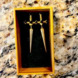 Sword earrings
